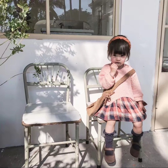 Sweet Checkered One Piece Dress - Picture 3 of 5